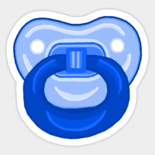 Blue Infant Baby Boy Pacifier Sticker